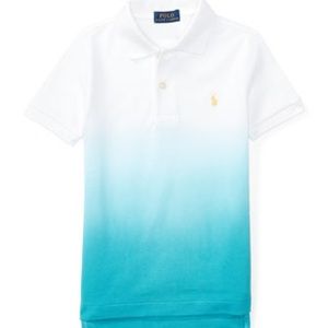 Ralph Lauren Mesh Dip-Dye Polo Shirt Size: M